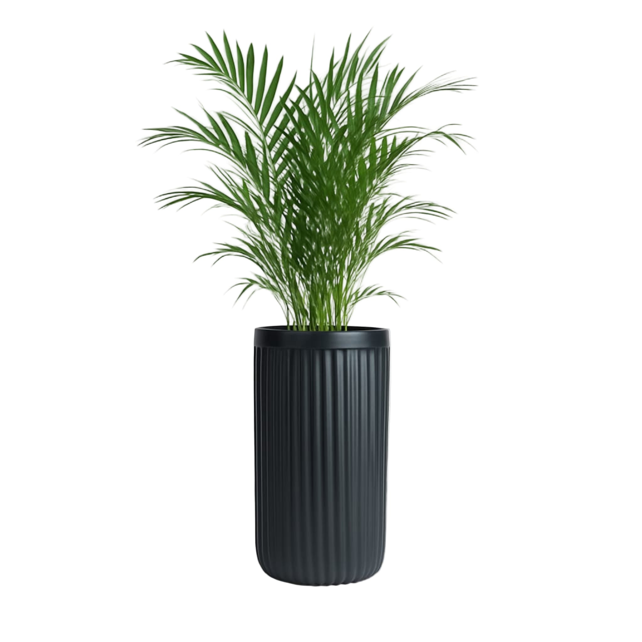 Vertical Grace Series – Tall Ribbed Planter