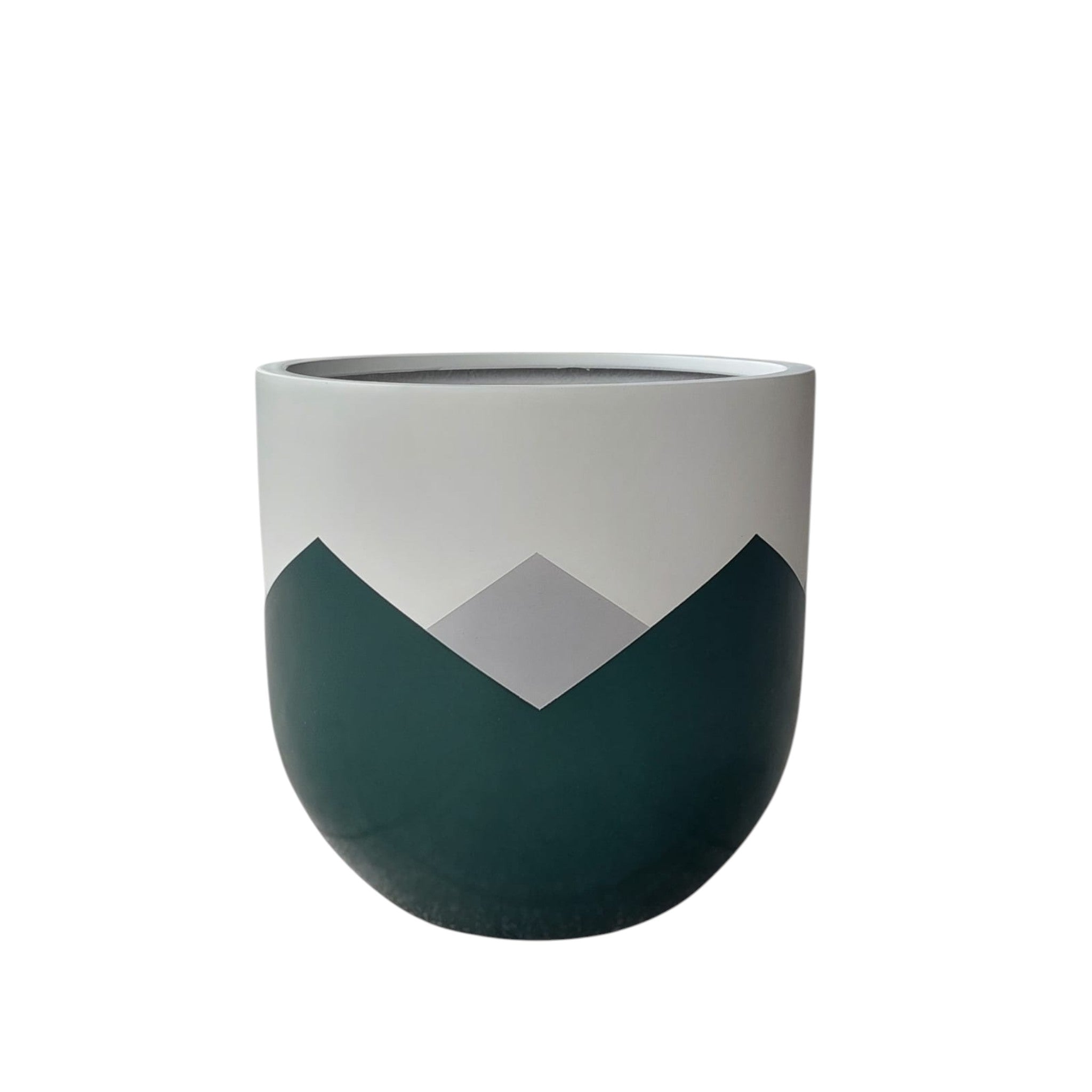 Summit Motif Series – Geometric Crest Planter