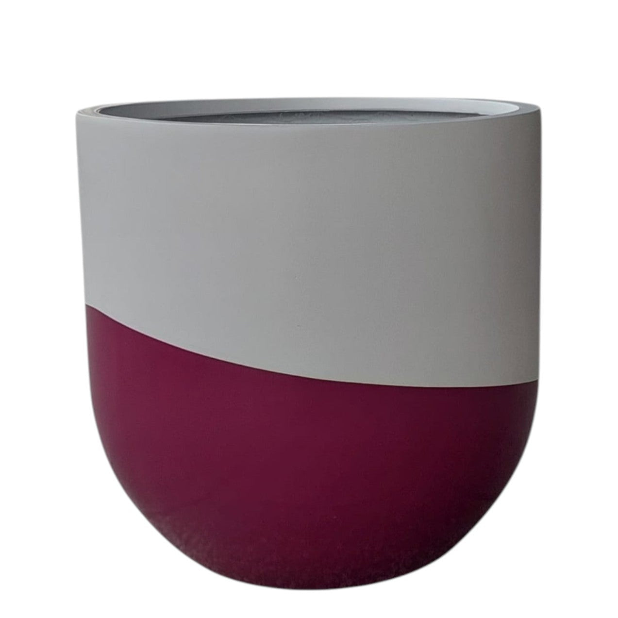 Duo Wave Series – Modern Two-Tone Planter
